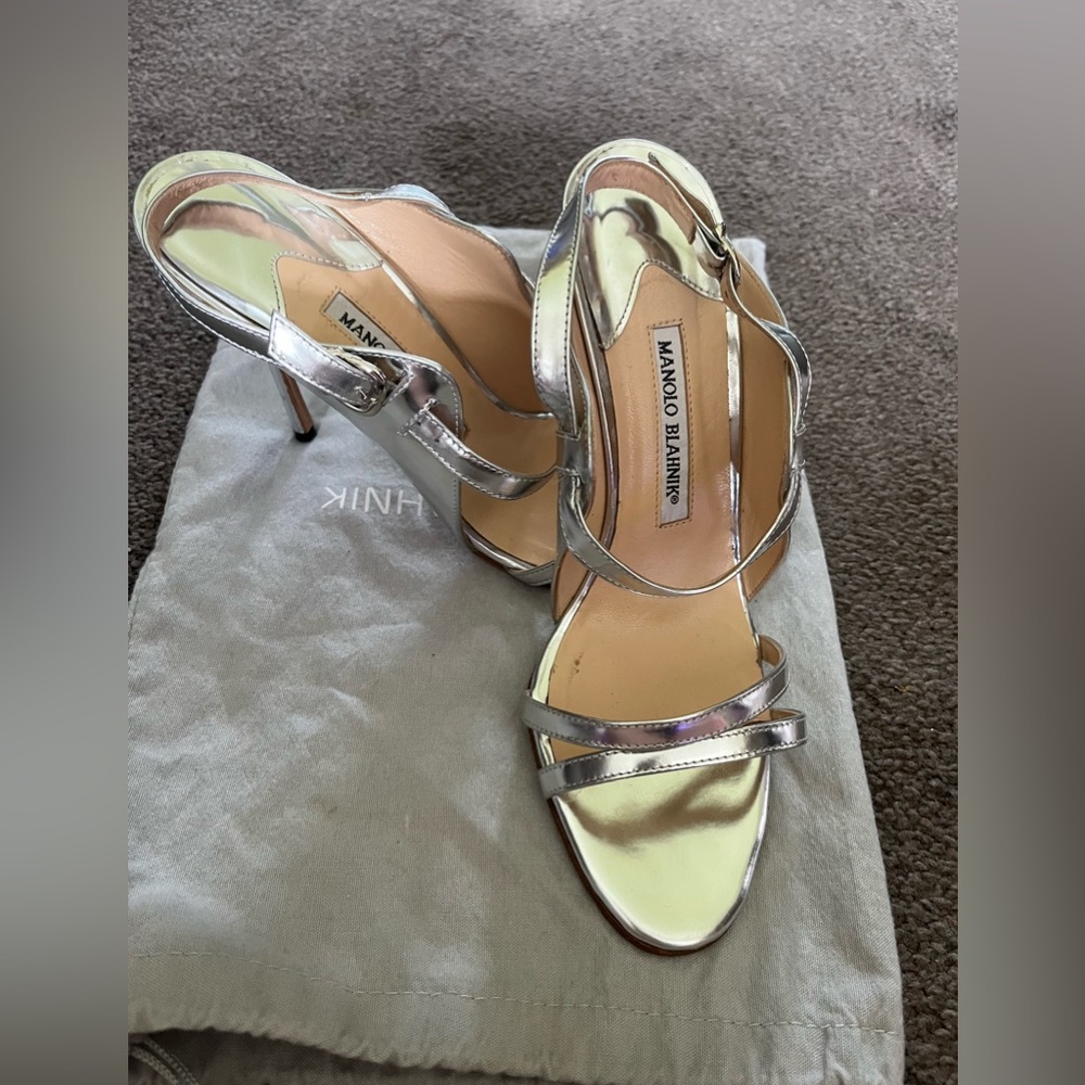 Manolo Blahnik size 38 1/2, 8.5